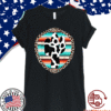 Serape cow print Cactus Leopard print Turquoise Tee Shirts