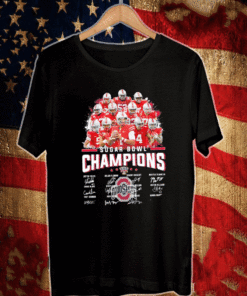 Sugar Bowl Champions Ohio State Buckeye signatures 2021 T-Shirt