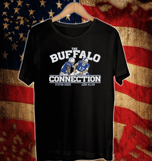 THE BUFFALO CONNECTION STEFON DIGGS & JOSH ALLEN T-SHIRT