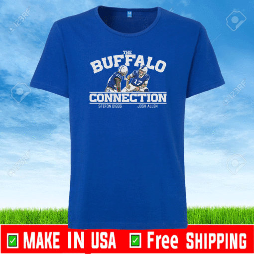 THE BUFFALO CONNECTION STEFON DIGGS & JOSH ALLEN T-SHIRT