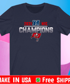 Tampa Bay Buccaneers 2021 NFC Champions T-Shirt, 2021 NFL Football Buccaneers Shirt, Tom Brady Shirt, Tampa Bay Buccaneers Shirt