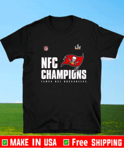 Tampa Bay Buccaneers NFC Championship 2021 Champions Liv Super Bowl T-Shirt