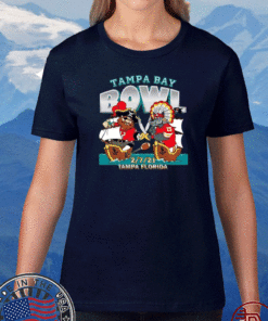Tampa Bay Buccaneers Super Bowl 2-7-2021 Tampa Florida Shirt - Kansas City Chiefs T-Shirt