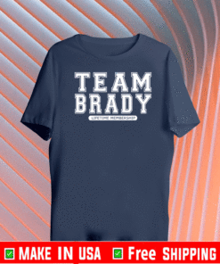 Team BRADY Lifetime Membership Tampa Bay Buccaneers T-Shirt