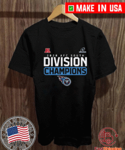 Tennessee Titans 2020 AFC South Division Champions Playoff #NFL2021 T-Shirt