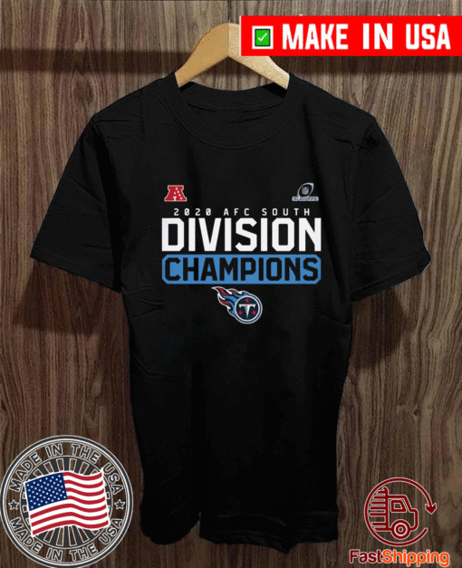 Tennessee Titans 2020 AFC South Division Champions Playoff #NFL2021 T-Shirt