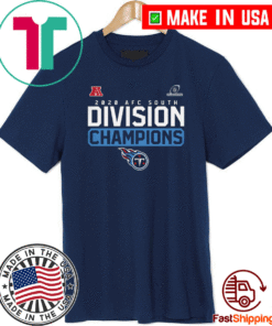 Tennessee Titans 2020 AFC South Division Champions Playoff #NFL2021 T-Shirt