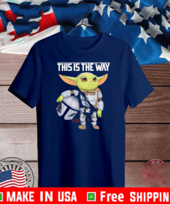 This is the way The Mandalorian Star Wars Baby Yoda T-Shirt