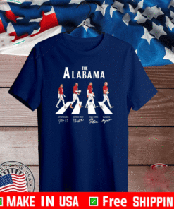 The Alabama abbey road signatures 2021 T-Shirt