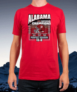 Congratulations to the Alabama Crimson Tide on defeating Ohio State in the 2020 National Championship T-Shirt
