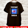 Trump 2024 Election Flag Keeping America Great American Flag President T-Shirt