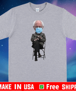Bernie Sanders Meme Inauguration Mittens FaceMask T-Shirt
