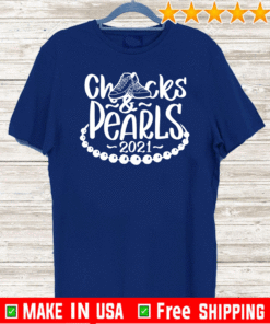 Chucks and Pearls 2021 Harris Biden T-Shirt – Kamala Harris Chucks and Pearls T-Shirt