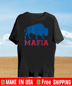 Vintage Retro Bills Fan Mafia - Buffalo Sports Fan Football T-Shirt