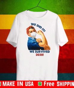 We Did It We Survived Ceramic Coffee T-Shirt