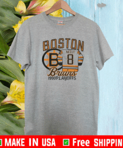 BOSTON BRUINS 1990S PLAYOFFS NEELY 8 SHIRT