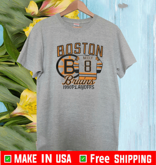 BOSTON BRUINS 1990S PLAYOFFS NEELY 8 SHIRT