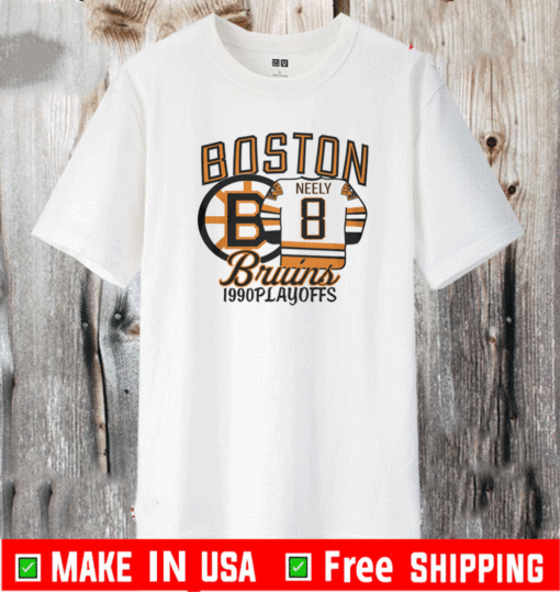 BOSTON BRUINS 1990S PLAYOFFS NEELY 8 SHIRT