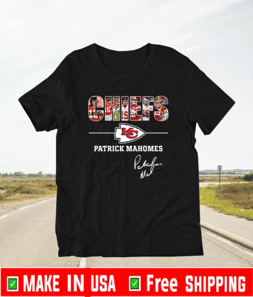 Kansas City Chiefs Patrick Ma.homes Signature Chiefs Afc East Champions 2021 Football Shirt