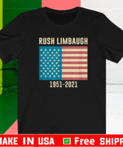 Rush Limbaugh conservative patriot 1951 - 2021 T-Shirt