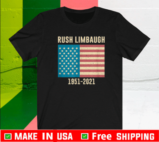 Rush Limbaugh conservative patriot 1951 - 2021 T-Shirt