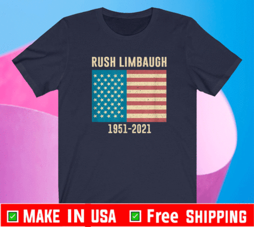 Rush Limbaugh conservative patriot 1951 - 2021 T-Shirt