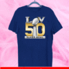 super bowl 50 LV -Tampa Bay Football Champions 2021 Super Bowl LV T-Shirt