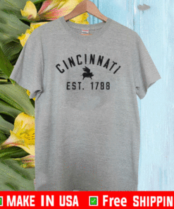 CINCINNATI EST 1788 T-SHIRT