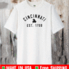 CINCINNATI EST 1788 T-SHIRT