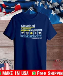 Cleveland Weather 5 Day Forecast T-Shirt