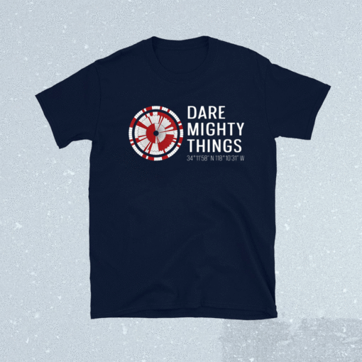 Dare Mighty Things Perseverance Mars Rover Hidden Code Shirt