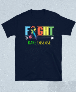 Fight Rare Disease Zebra Ribbon Rare Disease Day 2021 Shirt