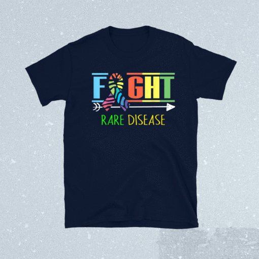 Fight Rare Disease Zebra Ribbon Rare Disease Day 2021 Shirt