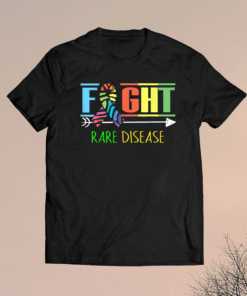 Fight Rare Disease Zebra Ribbon Rare Disease Day 2021 Shirt