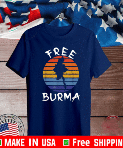 Free Burma Vintage T-Shirt