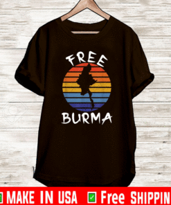 Free Burma Vintage T-Shirt