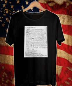 Kurt Cobain Suicide Note White T-Shirt