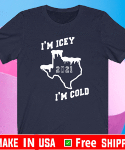 I'm Icey Cold Texas Snow 21 I Survived Texas 2021 Strong TX Official T-Shirt