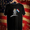 Luxembourg Heritage Luxembourger Astronaut Moon T-Shirt