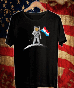 Luxembourg Heritage Luxembourger Astronaut Moon T-Shirt