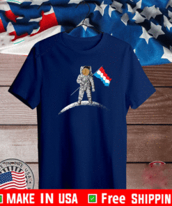 Luxembourg Heritage Luxembourger Astronaut Moon T-Shirt