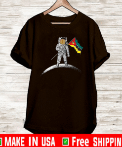 Mozambique Heritage Mozambiquean Astronaut Moon T-Shirt