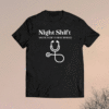 Night Shift Different Breed Stethoscope Funny Nurse RN RT Shirt
