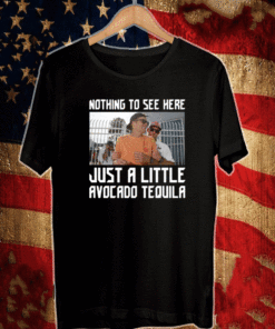 Nothing To See Here Just A Little Avocado Tequila Drunk Tom Brady Shirt