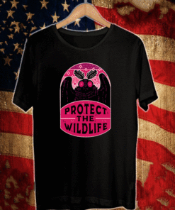 PROTECT THE WILDLIFE MOTHMAN T-SHIRT