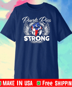 Puerto rico strong American flag Shirt