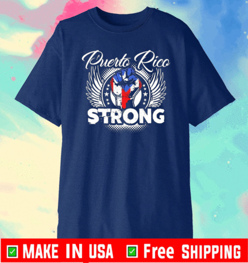 Puerto rico strong American flag Shirt