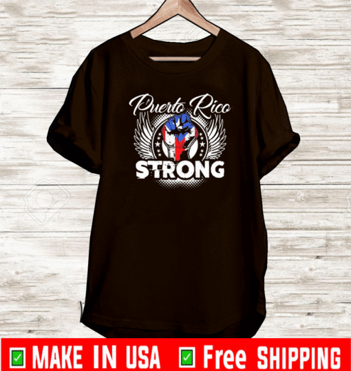 Puerto rico strong American flag Shirt