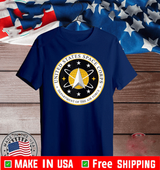 Space Force Logo USSF Astronaut Military Air Force Spaceship T-Shirt
