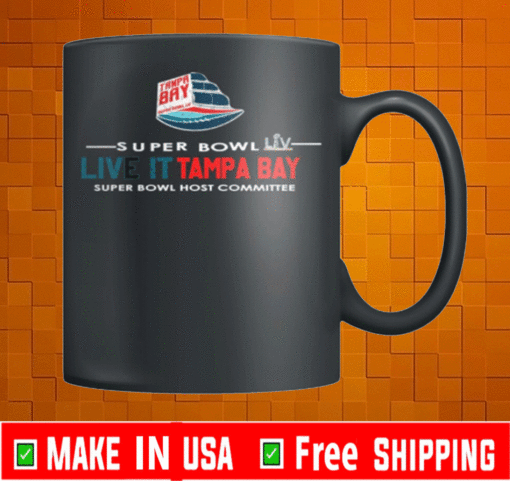 Super Bowl LIV Live It Tampa Bay Mug Super Bowl Host Committee 2021 MUG